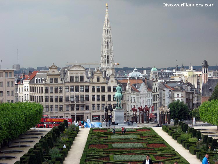 Brussels : View from the Couterberg.