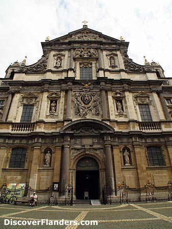 Facade of Saint Charles Borromeo's church, Antwerp
