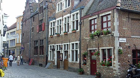 Patershol area in Ghent 