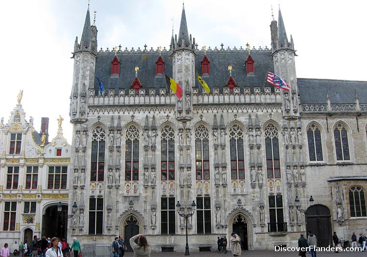 The Town Hall of Bruges. 