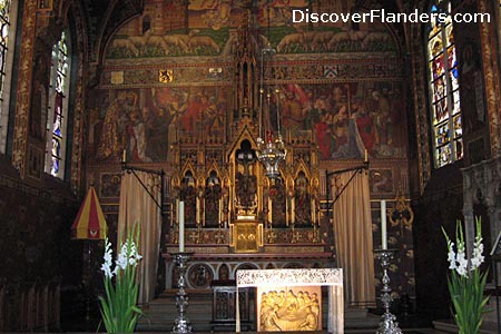 Inside the Basilica of the Holy Blood 