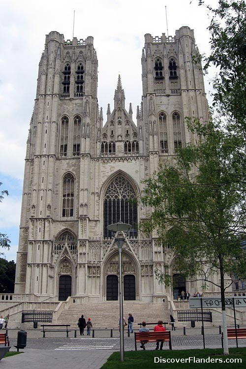 Cathedral of Saint Michael and Saint Gudula in Brussels. 