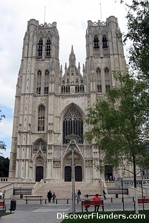 Cathedral of Saint Michael and Saint Gudula in Brussels. 