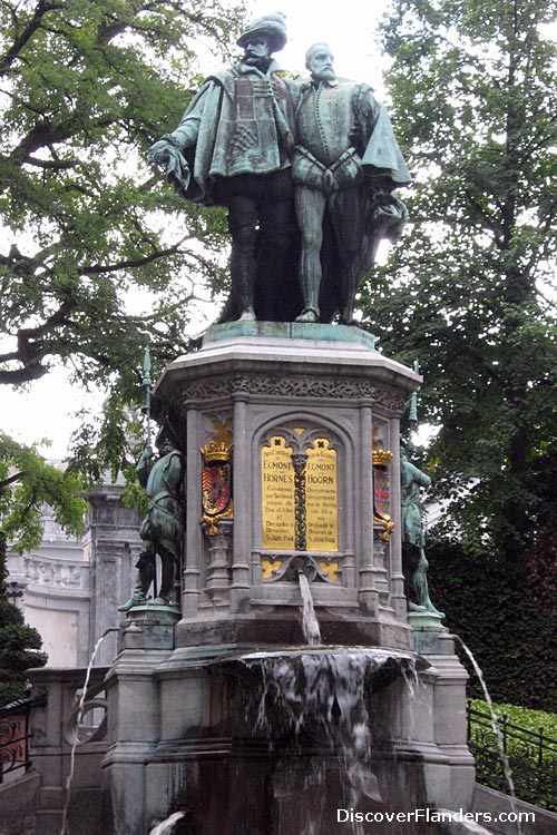 Statue of Egmont and Hoorne. 