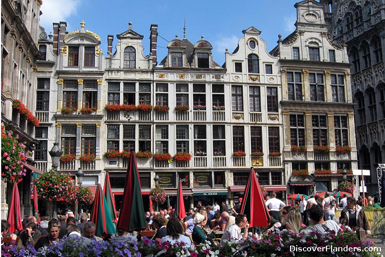 Guild Houses on the Market Square of Brussels