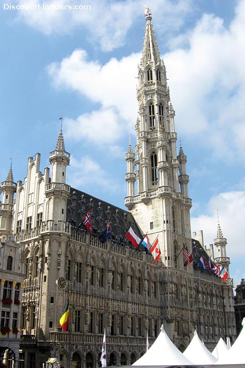 Town Hall on the Grand Place of Brussels