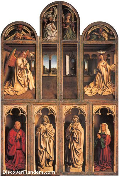 Ghent Altarpiece or Adoration of the Mystic Lamb (Het Lam Gods)