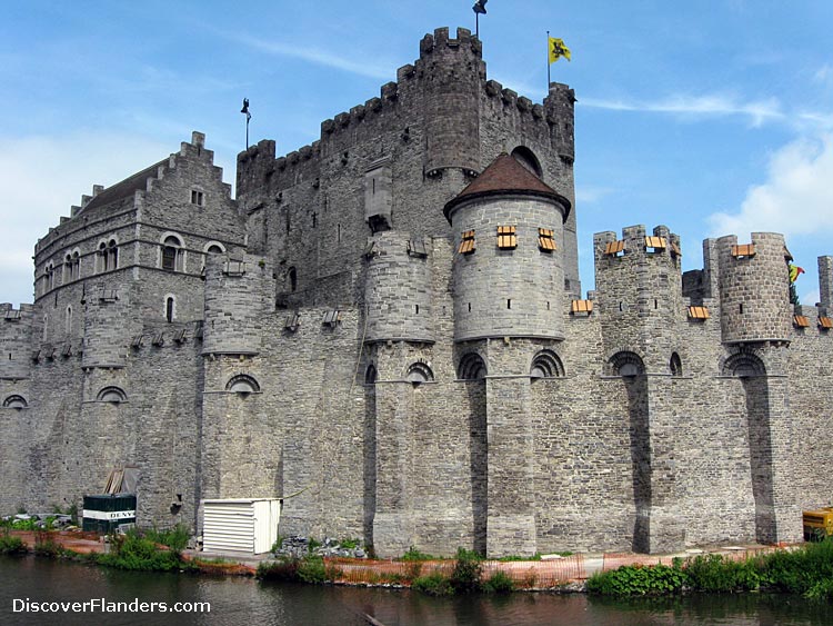 Het Gravensteen or The Castle of the Counts in Ghent.