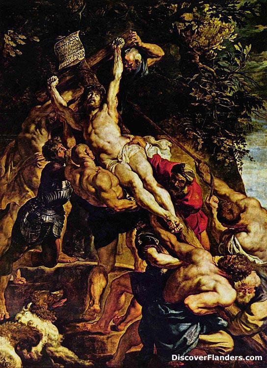 Elevation of the Cross, by Peter Paul Rubens, Cathedral of Our Lady, Antwerp