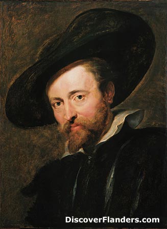 Self-portrait by Peter Paul Rubens - Rubenshuis Museum, Antwerp. 