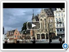 The Royal Palace in Brussels and a View from the Coudenberg